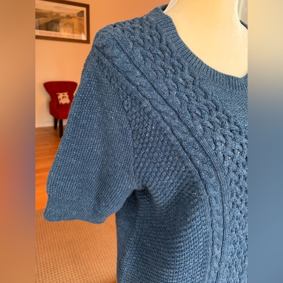 LL Bean Signature Blue Sweater - Picture 6 of 7